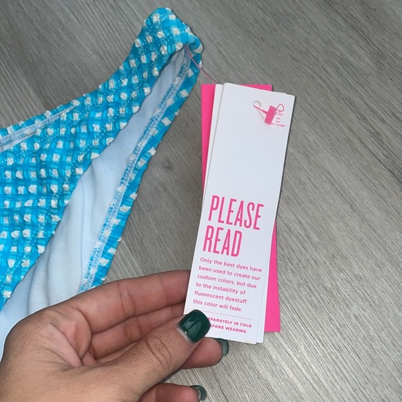 Lilly Pulitzer plaid pico bikini bottom 2 nwt - Picture 3 of 7